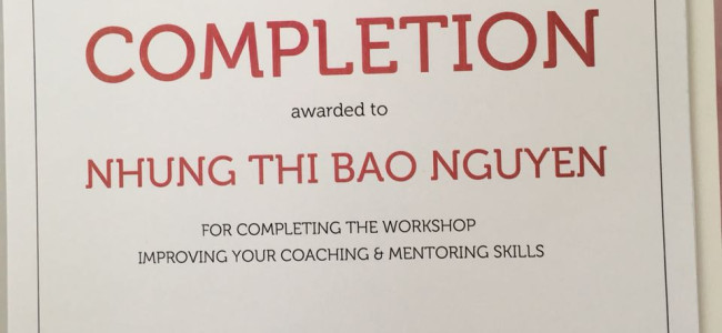 Mentoring skill workshop